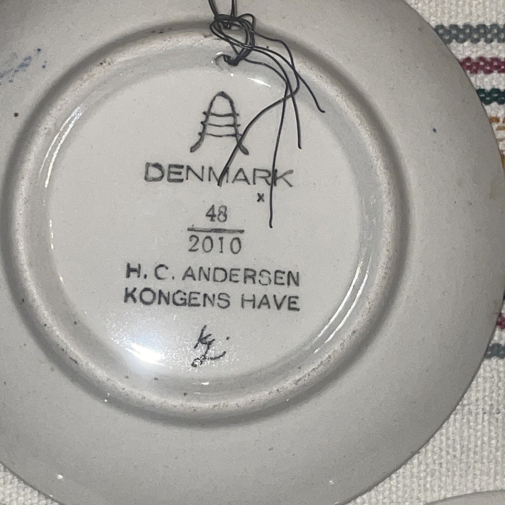 Ceramic Mini Plates Denmark Each Plate Is Numbered And Titled - Picture 3 of 5